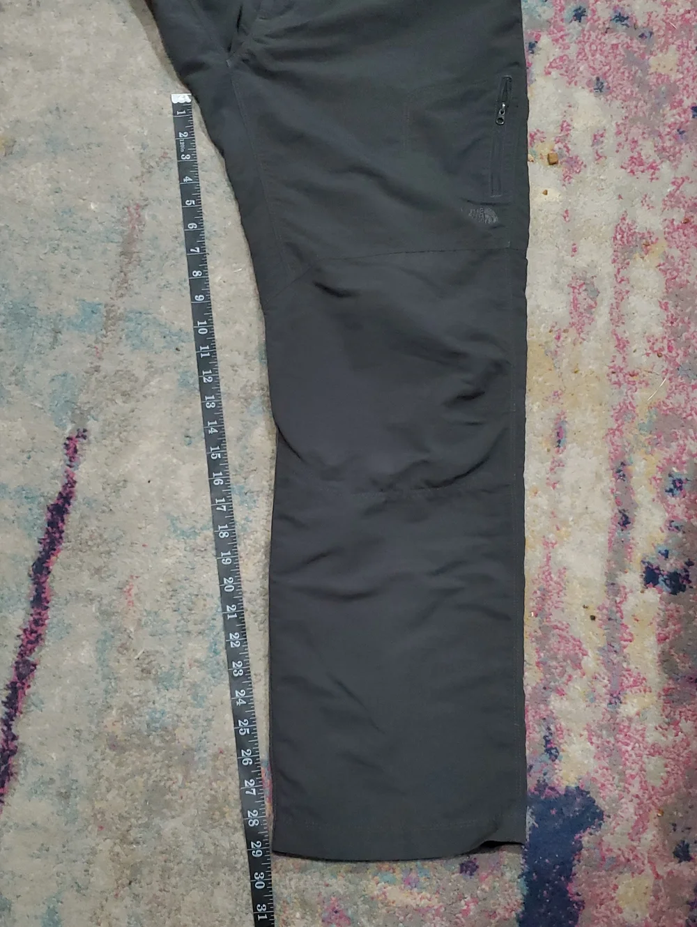The North Face Dark Grey Men's Cargo Pants Outdoor Utility Size 34